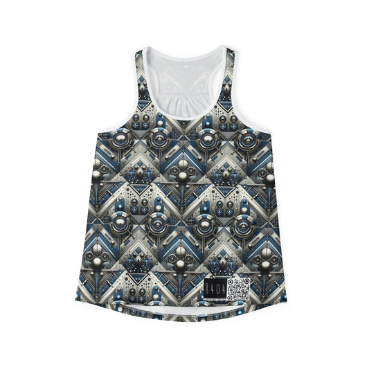 Tech Utility Fusion Tech-Forward Utility With a Futuristic Edge Women's Tank Top - 8404 Design-63