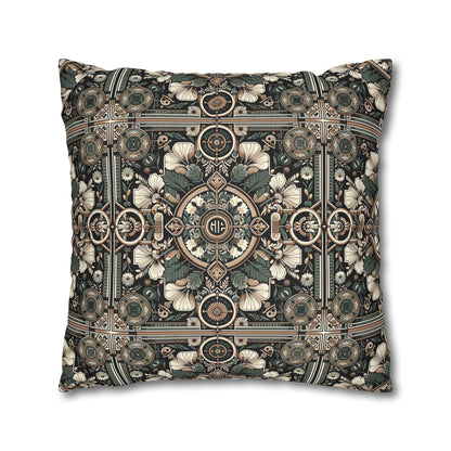 Cyber Garden Party Tech Garden Extravaganza Spun Polyester Square Pillowcase - 8404 Design-66