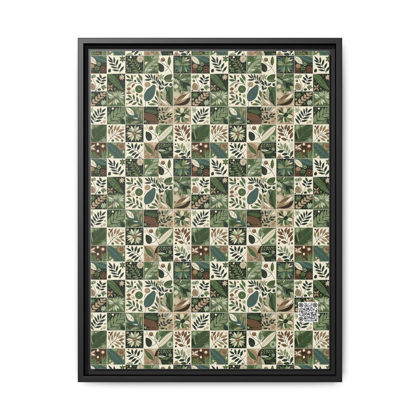 Streetwear Sustainability Environmentally Conscious Streetwear with a Natural Aesthetic Matte Canvas, Framed (multi-color) - 8404 Design-57 A