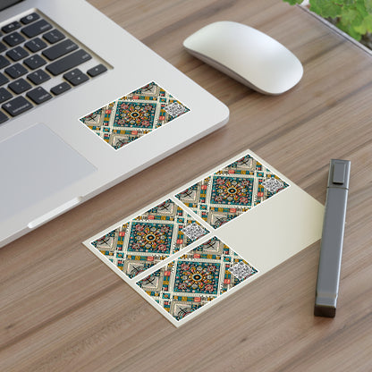 Cultural Fusion Tech Blend of Cultural Heritage With Tech-Inspired Elements Sticker Sheets - 8404 Design-64