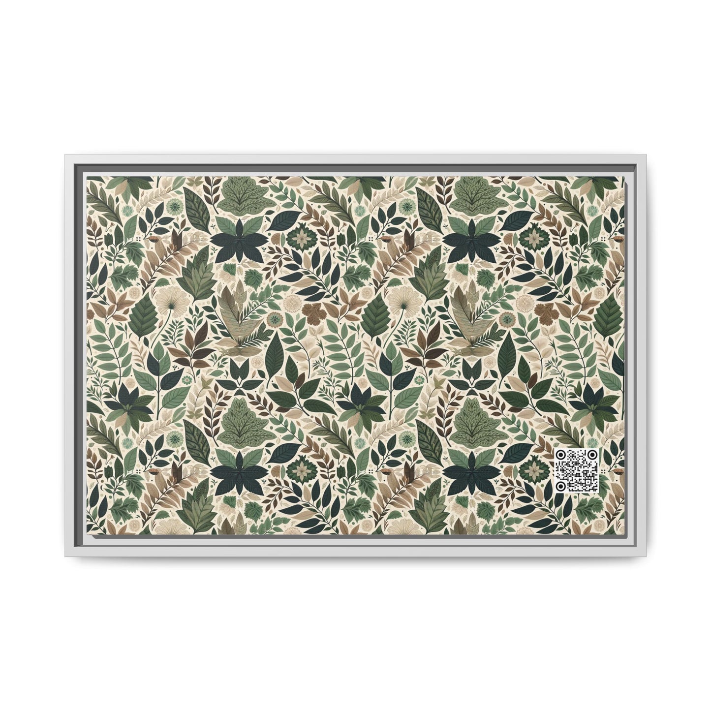 Streetwear Sustainability Environmentally Conscious Streetwear with a Natural Aesthetic Matte Canvas, Framed (multi-color) - 8404 Design-57 B