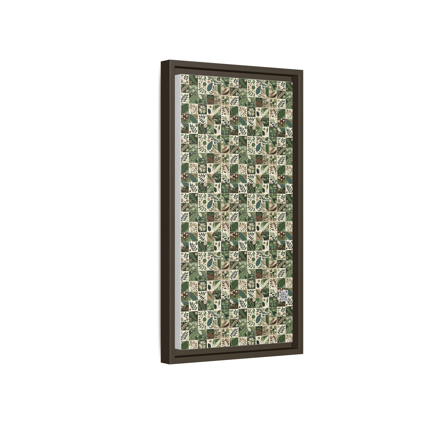 Streetwear Sustainability Environmentally Conscious Streetwear with a Natural Aesthetic Matte Canvas, Framed (multi-color) - 8404 Design-57 B