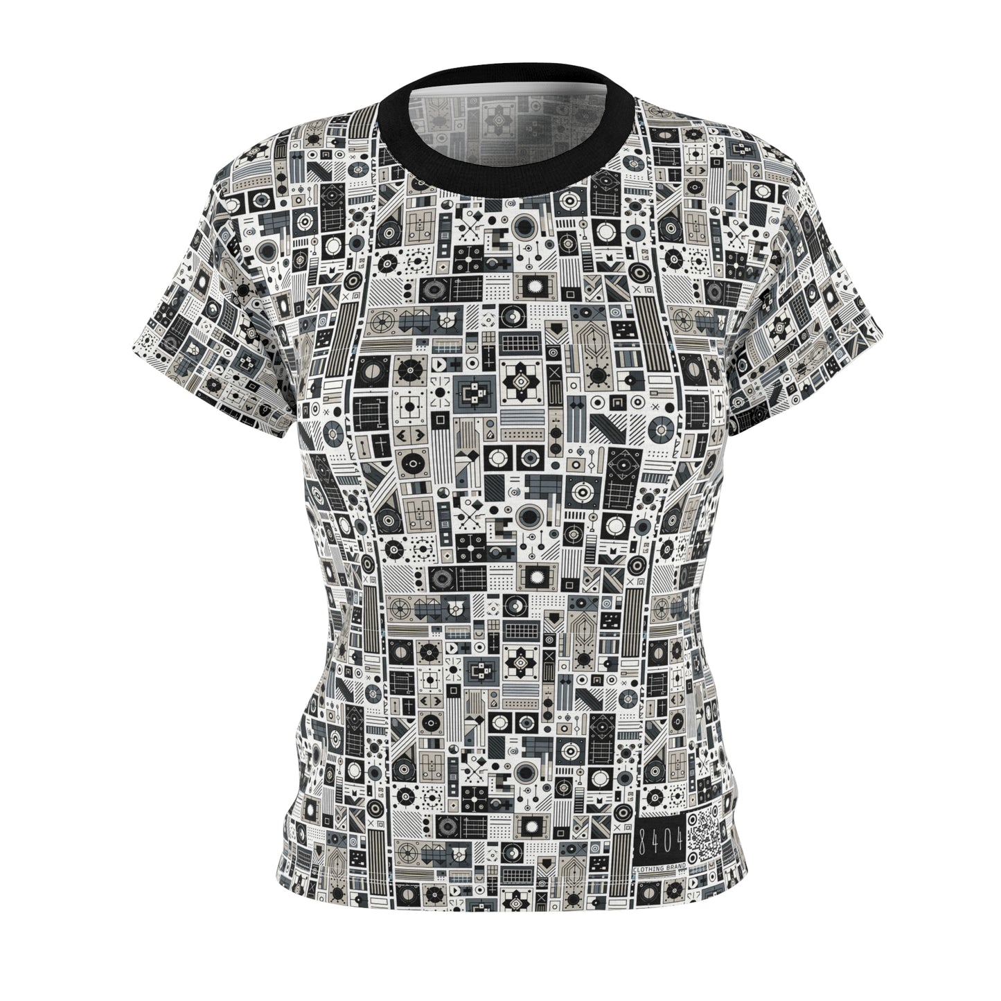 Digital Minimalism Minimalist Tech Women's Cut & Sew Tee - 8404 Design-45