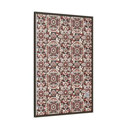 Neo Jomon Sculptural Aesthetics Artisanal Streetwear Matte Canvas, Framed (multi-Color) - 8404 Design-55 A