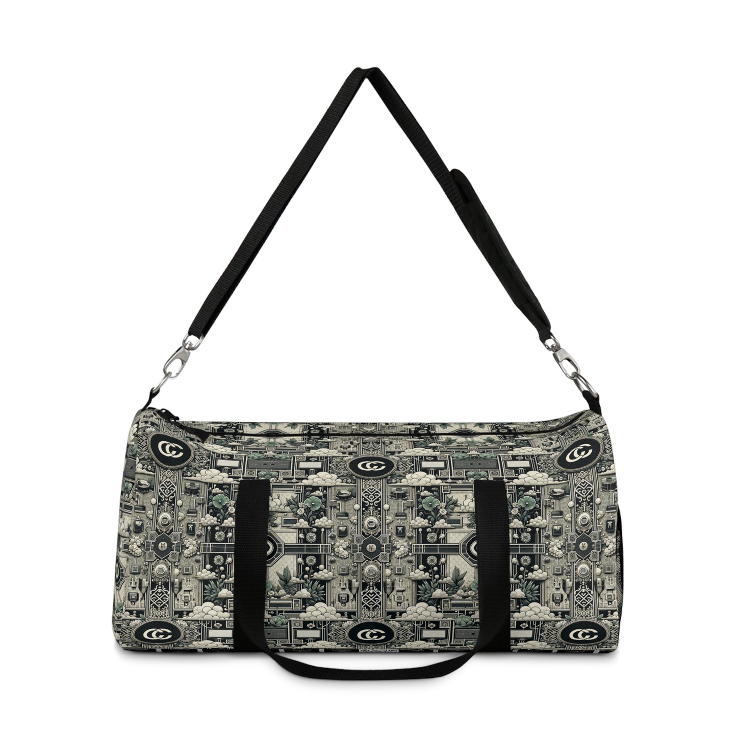 Cyber Garden Party Tech Garden Extravaganza Duffel Bag - 8404 Design-54