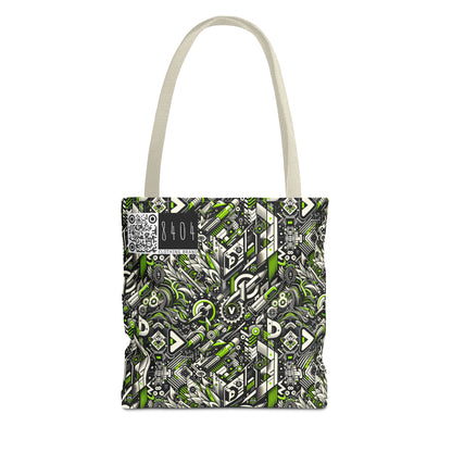 Graffiti Tech Fusion Bold Streetwear Fusion Tote Bag - 8404 Design-59