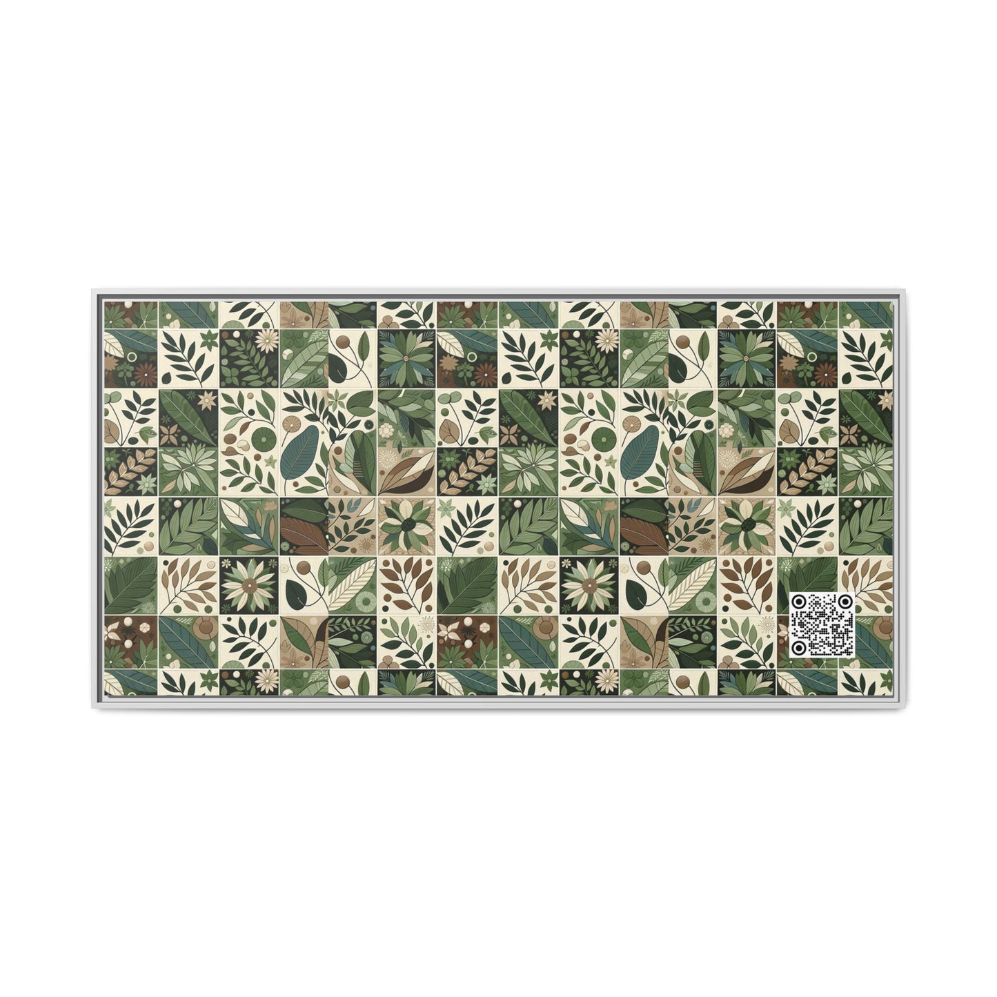 Streetwear Sustainability Environmentally Conscious Streetwear with a Natural Aesthetic Matte Canvas, Framed (multi-color) - 8404 Design-57 B