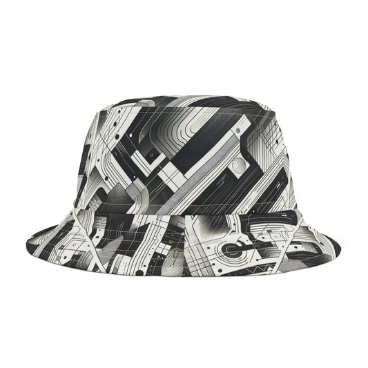 Digital Minimalism Minimalist Tech Bucket Hat - 8404 Design-57