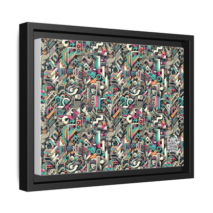Digital Street Art Urban Street Style Matte Canvas, Framed (multi-color) - 8404 Design-74 A