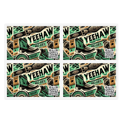 Digital Cowboy Tech-Western Fusion Sticker Sheets - 8404 Design-52