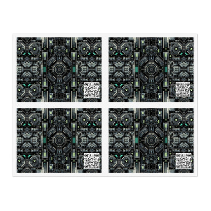 Tech Noir Tech-Forward Minimalism Sticker Sheets - 8404 Design-52