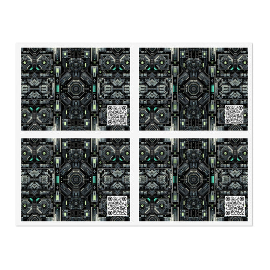 Tech Noir Tech-Forward Minimalism Sticker Sheets - 8404 Design-52