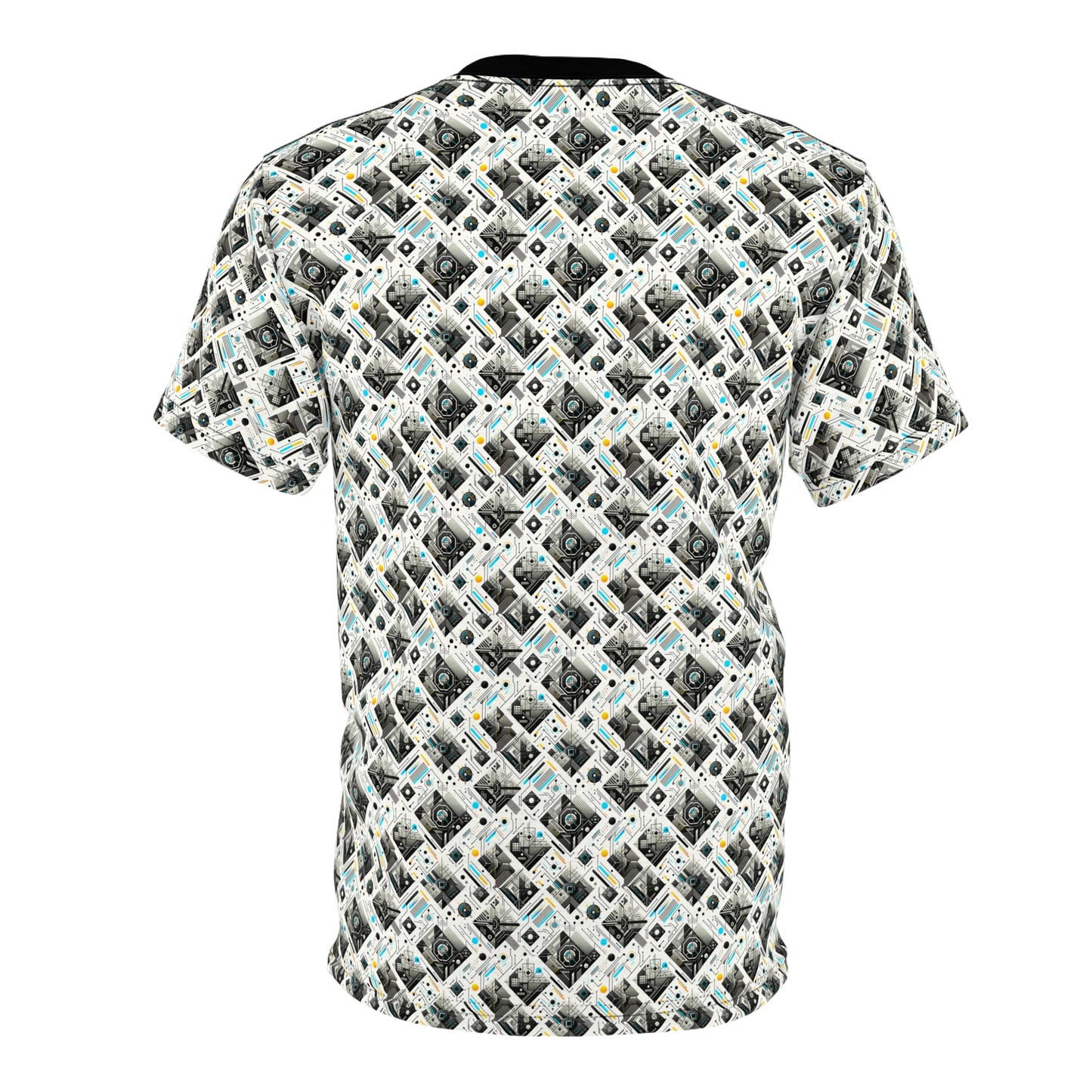 Tech Minimalism Minimalist Tech Unisex Cut & Sew Tee - 8404 Design-47