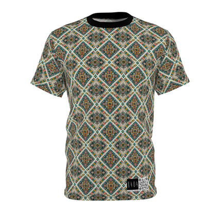 Cultural Fusion Tech Blend of Cultural Heritage With Tech-Inspired Elements Unisex Cut & Sew Tee - 8404 Design-64