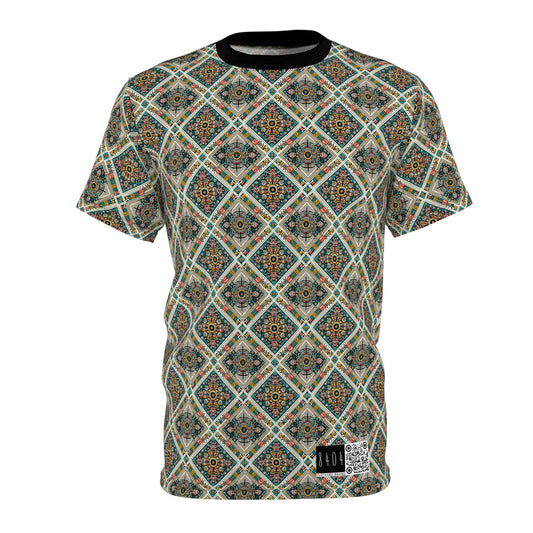 Cultural Fusion Tech Blend of Cultural Heritage With Tech-Inspired Elements Unisex Cut & Sew Tee - 8404 Design-64