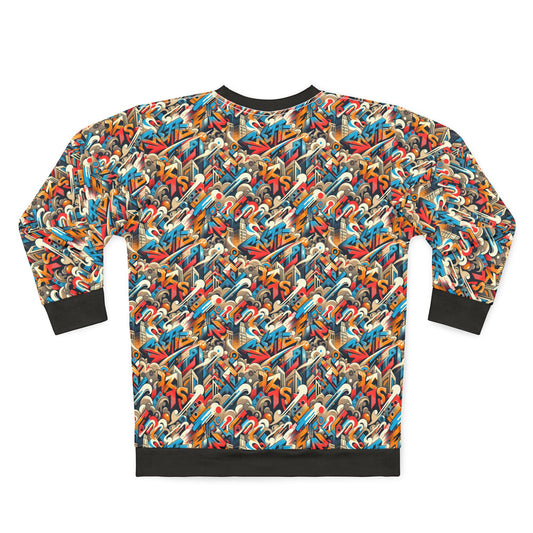 Neo-Traditional Street Art Modern Street Art Fusion Sweatshirt - 8404 Design-44