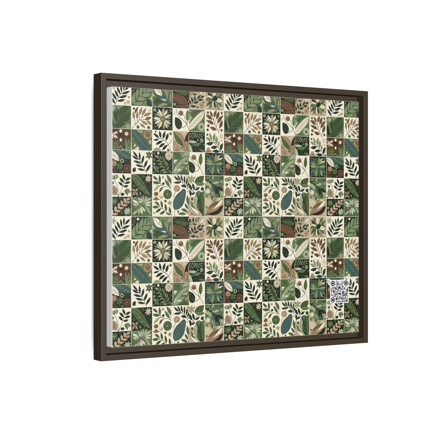 Streetwear Sustainability Environmentally Conscious Streetwear with a Natural Aesthetic Matte Canvas, Framed (multi-color) - 8404 Design-57 B