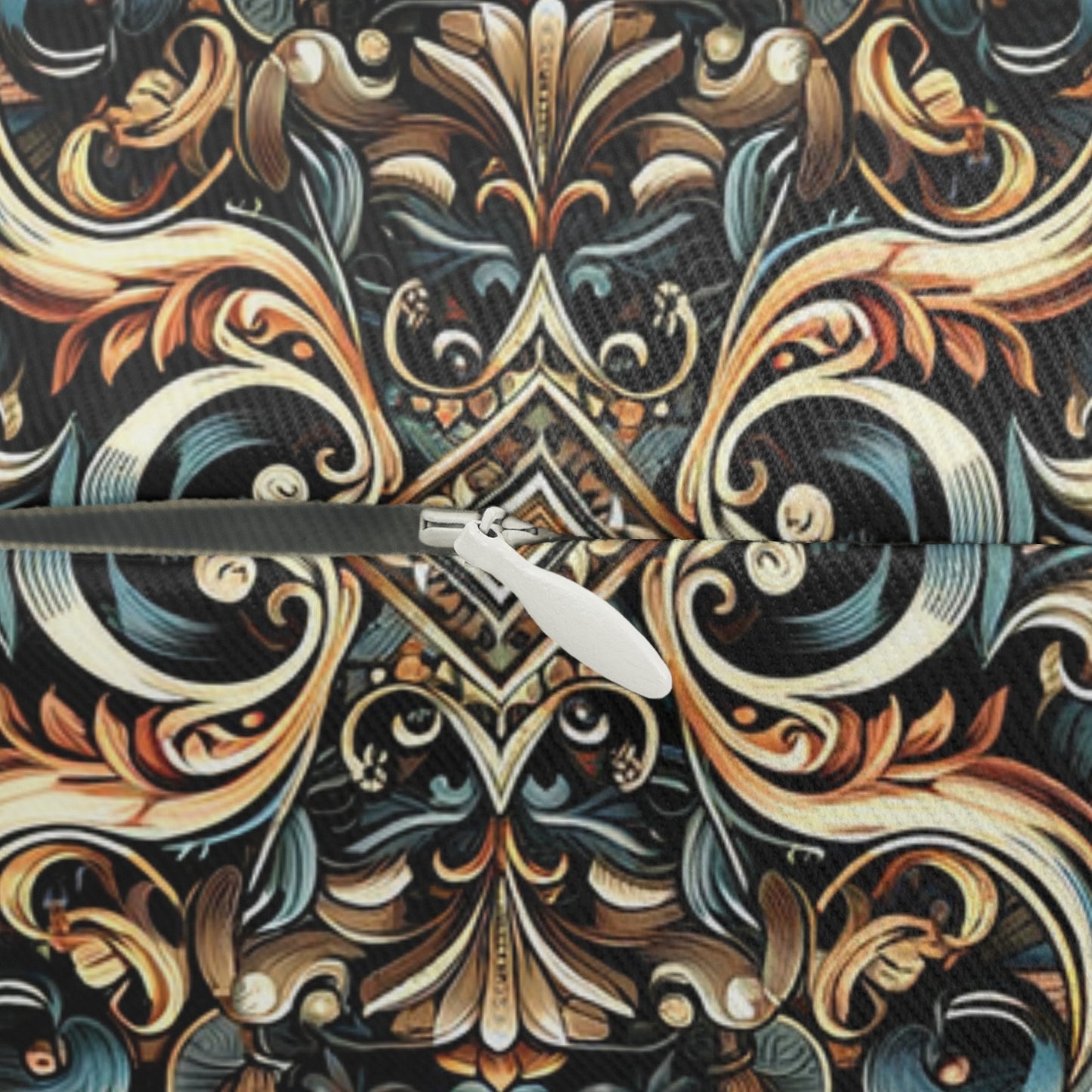 Urban Renaissance Historical Fusion With Street Edge Spun Polyester Lumbar Pillow - 8404 Design-59 B