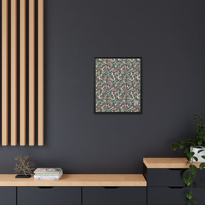 Digital Street Art Urban Street Style Matte Canvas, Framed (multi-color) - 8404 Design-74 B