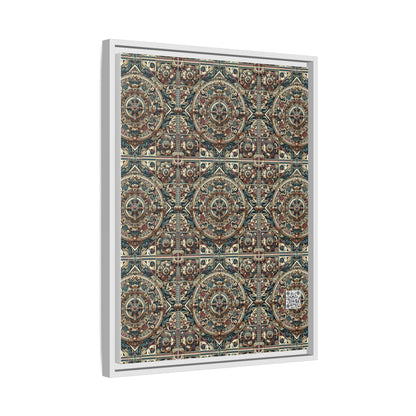 Urban Renaissance Historical Fusion With Street Edge Matte Canvas, Framed (multi-Color) - 8404 Design-57 A
