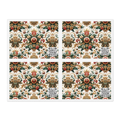 Monogram Madness Luxurious Streetwear Sticker Sheets - 8404 Design-68