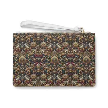 Digital Renaissance Luxurious Streetwear Inspired By Classical Art With a Modern Twist Clutch Bag - 8404 Design-76