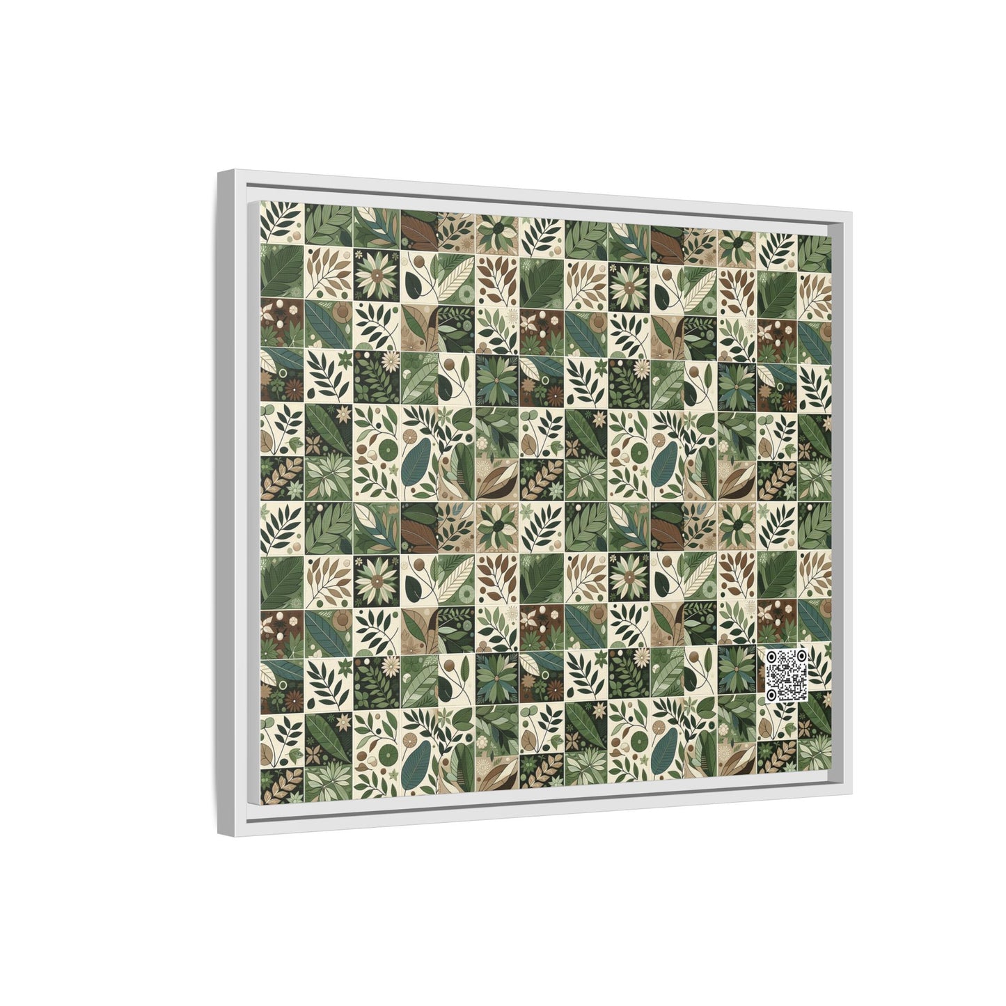 Streetwear Sustainability Environmentally Conscious Streetwear with a Natural Aesthetic Matte Canvas, Framed (multi-color) - 8404 Design-57 B