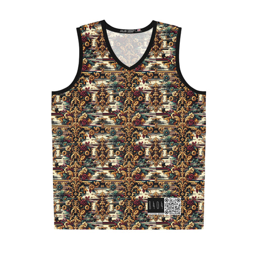 Digital Renaissance Modern Baroque Fusion Basketball Jersey - 8404 Design-63