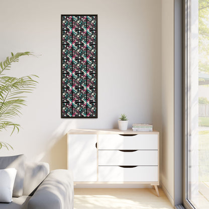 Digital Artistry Digital-native Streetwear Matte Canvas, Framed (multi-color) - 8404 Design-62 B