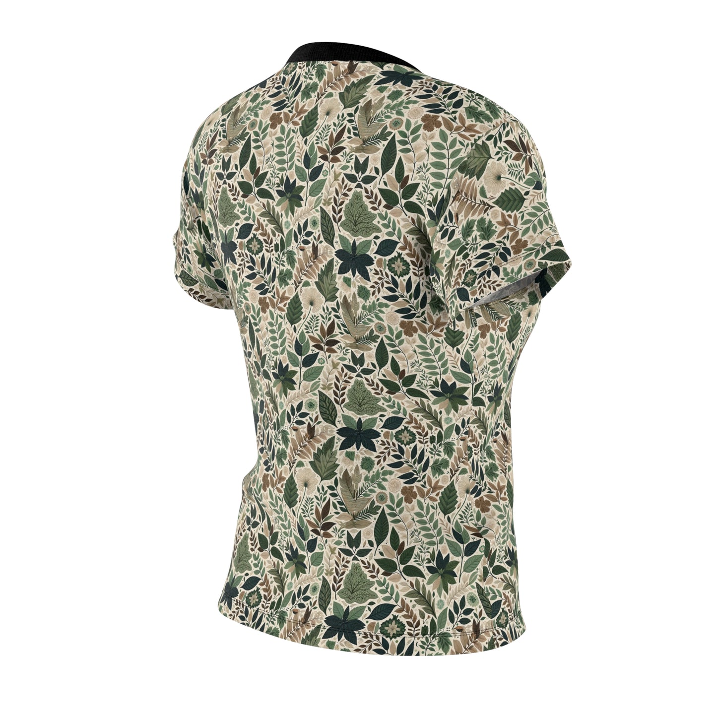 Streetwear Sustainability Environmentally Conscious Streetwear with a Natural Aesthetic Women's Cut & Sew Tee - 8404 Design-57