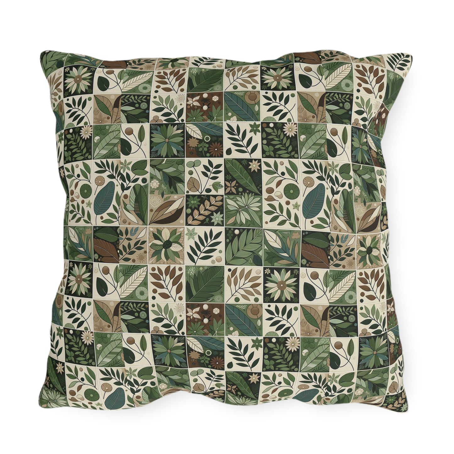 Streetwear Sustainability Environmentally Conscious Streetwear with a Natural Aesthetic Outdoor Pillow - 8404 Design-57