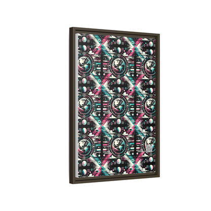 Digital Artistry Digital-native Streetwear Matte Canvas, Framed (multi-color) - 8404 Design-62 B