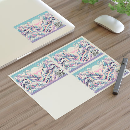 Digital Dreamland Whimsical and Nostalgic Streetwear With a Digital Twist Sticker Sheets - 8404 Design-59