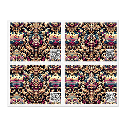 Digital Renaissance Modern Baroque Fusion Sticker Sheets - 8404 Design-53