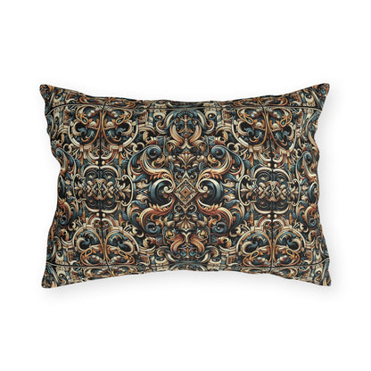 Urban Renaissance Historical Fusion With Street Edge Outdoor Pillow - 8404 Design-59
