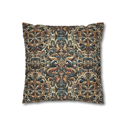 Urban Renaissance Historical Fusion With Street Edge Faux Suede Square Pillowcase - 8404 Design-59