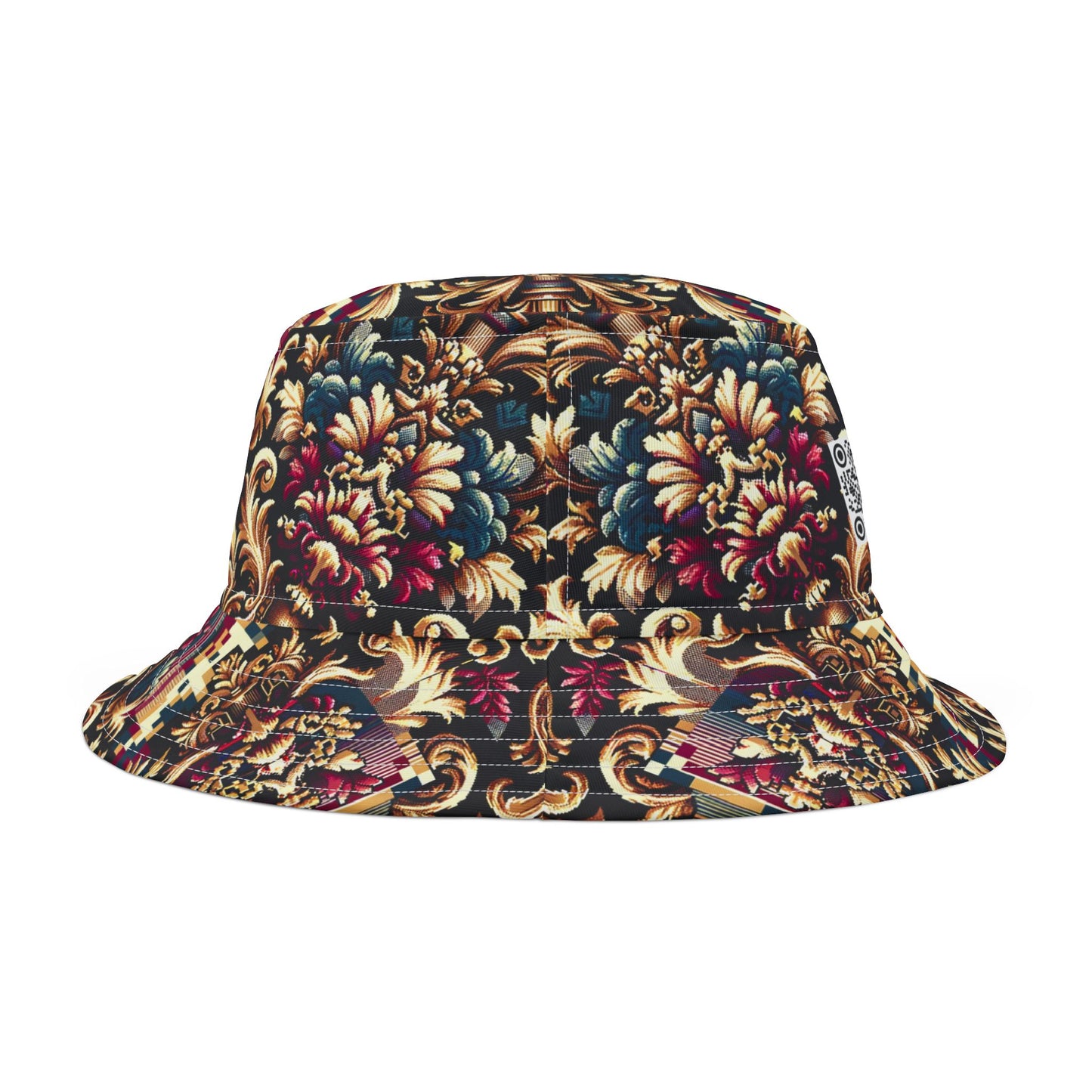 Digital Renaissance Modern Baroque Fusion Bucket Hat - 8404 Design-53