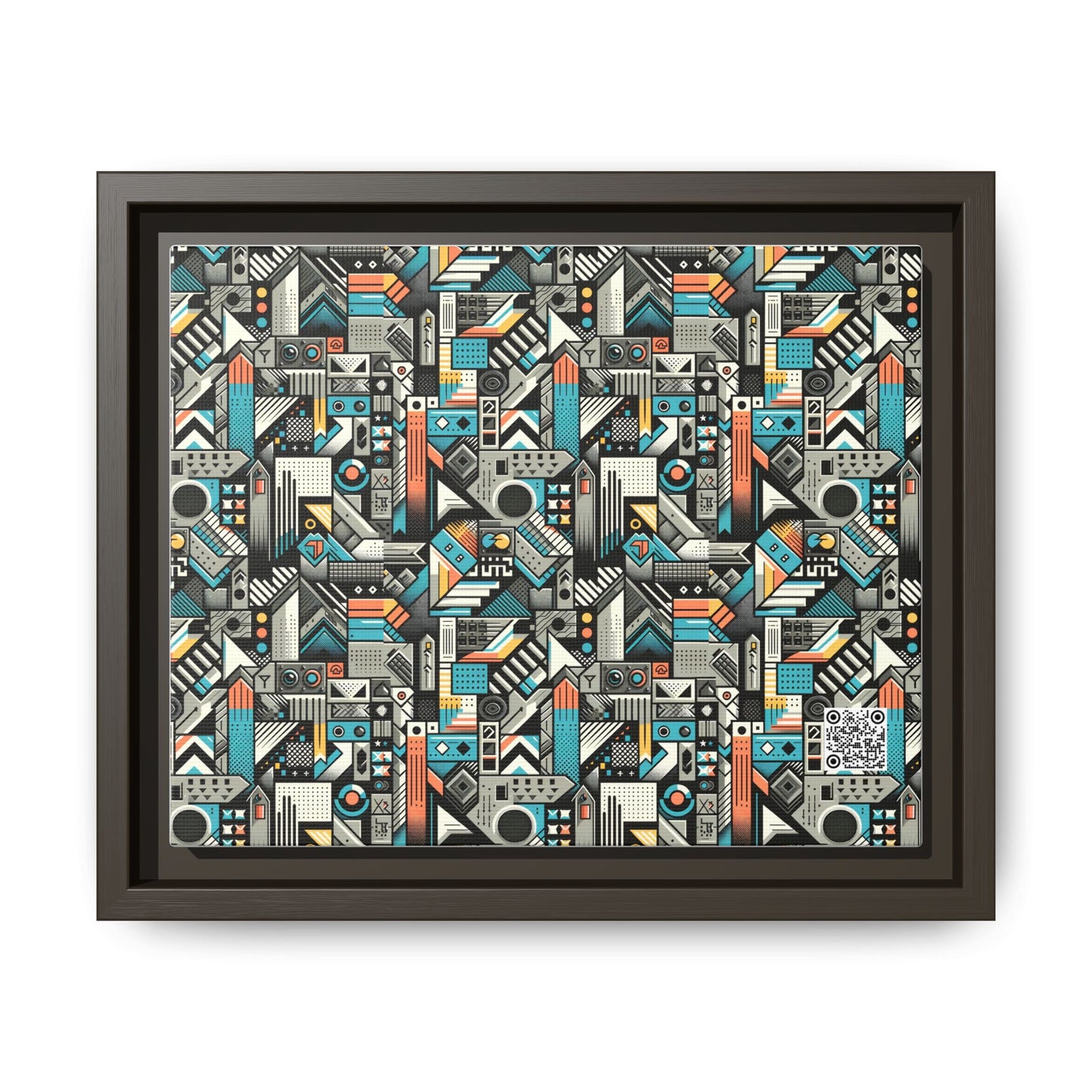 Digital Street Art Urban Street Style Matte Canvas, Framed (multi-color) - 8404 Design-81 B