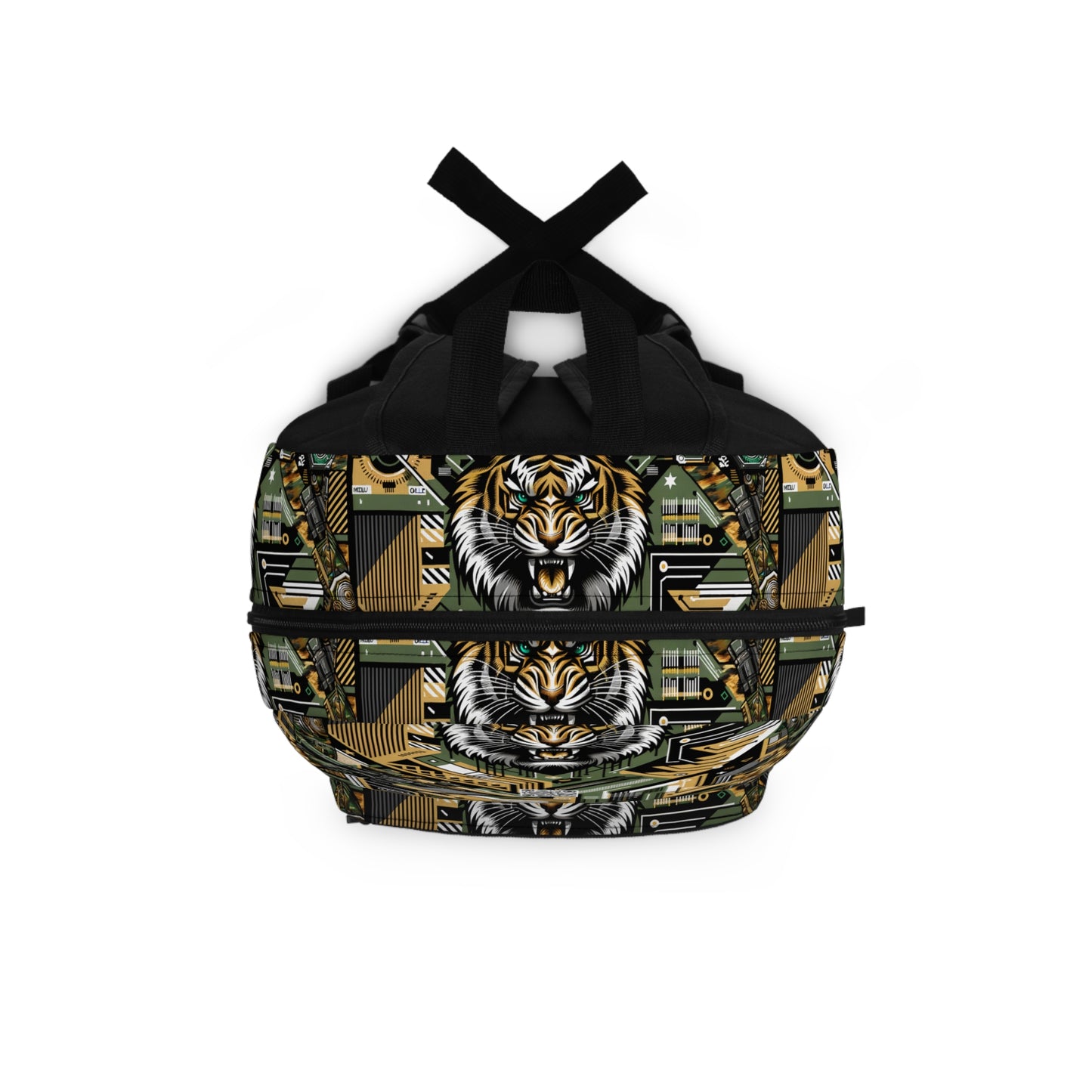 Neo-Camo Fusion Tech-Forward Streetwear Backpack - 8404 Design-58