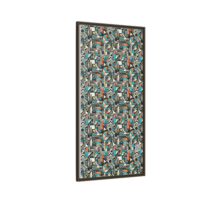 Digital Street Art Urban Street Style Matte Canvas, Framed (multi-color) - 8404 Design-81 B