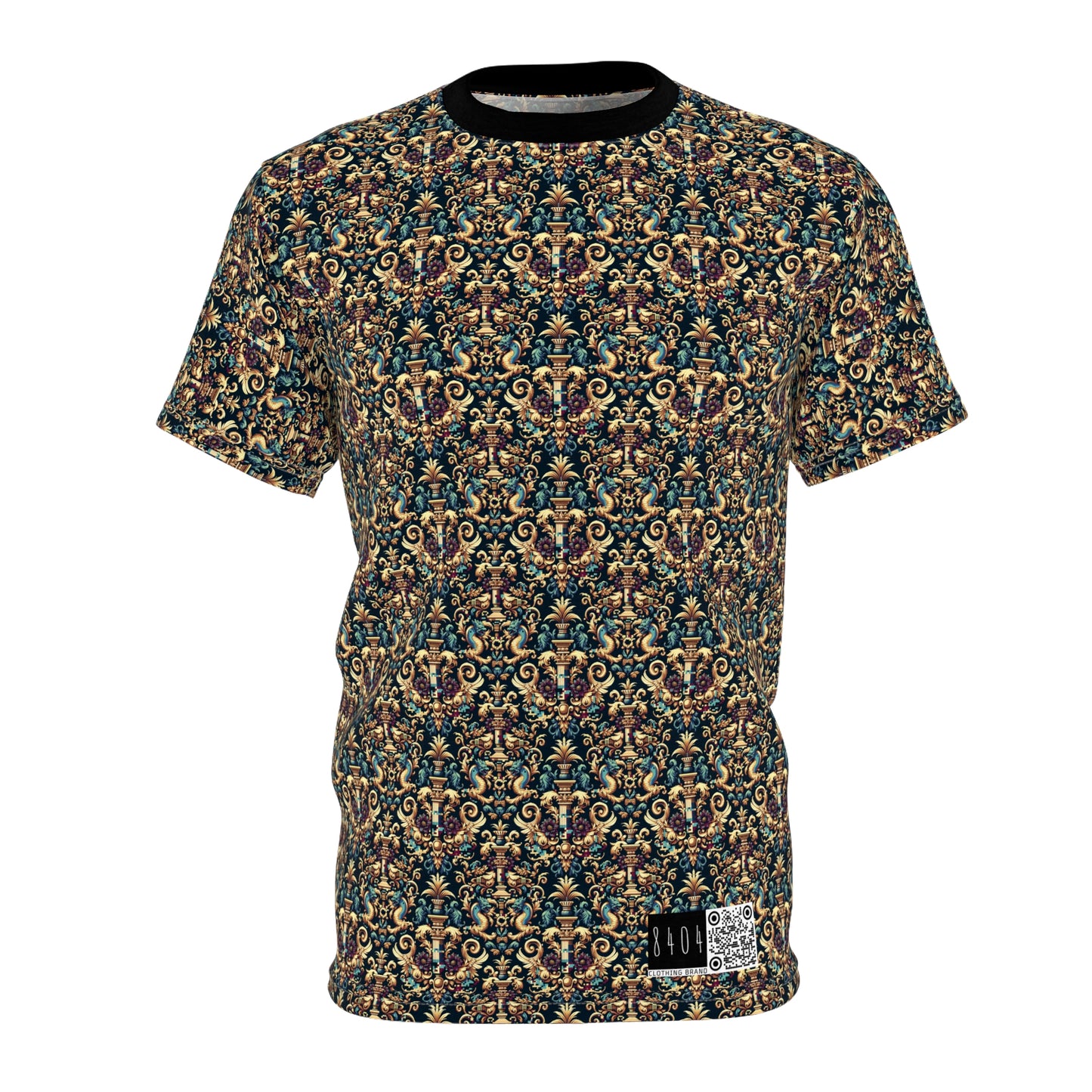 Digital Renaissance Modern Baroque Fusion Unisex Cut & Sew Tee - 8404 Design-57