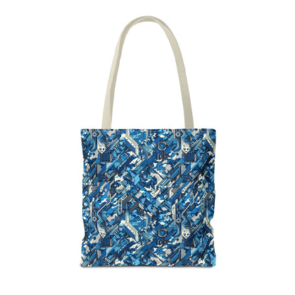 Tech Urban Camo Tech-Forward Streetwear With a Futuristic Military Edge Tote Bag - 8404 Design-39