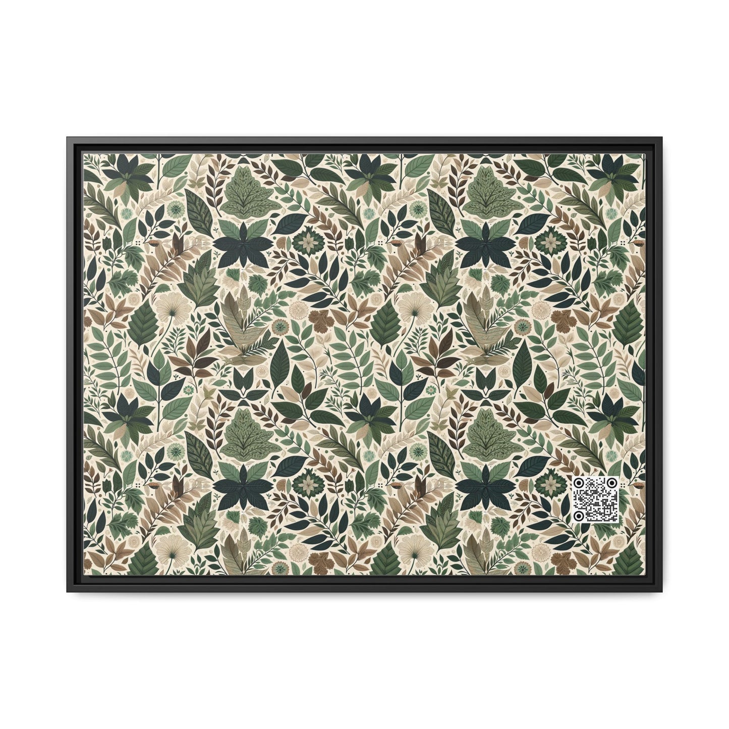 Streetwear Sustainability Environmentally Conscious Streetwear with a Natural Aesthetic Matte Canvas, Framed (multi-color) - 8404 Design-57 A