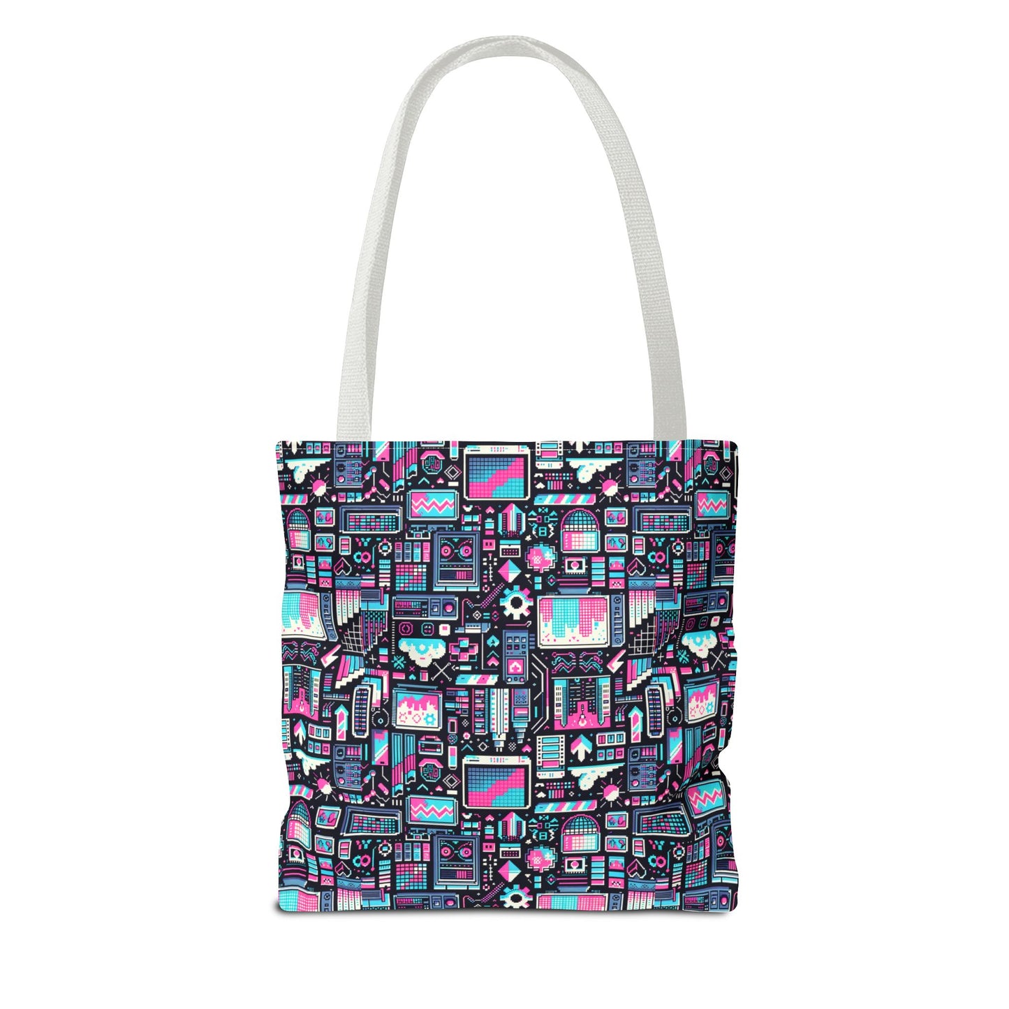 Digital Rebellion Youthful Streetwear with a Rebellious Digital Twist Tote Bag - 8404 Design-71