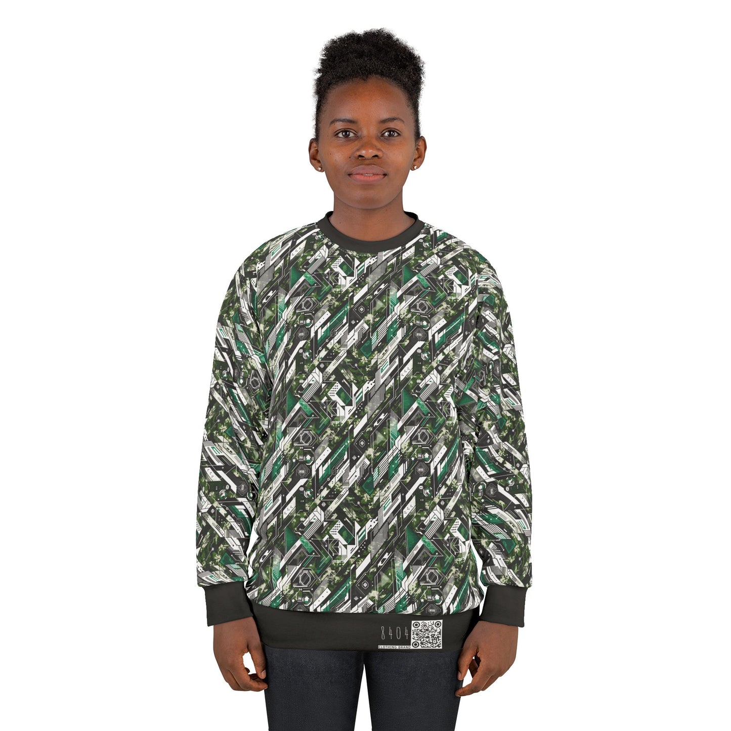 Tech Camo Fusion Tech-Forward Streetwear With a Futuristic Edge Sweatshirt - 8404 Design-63