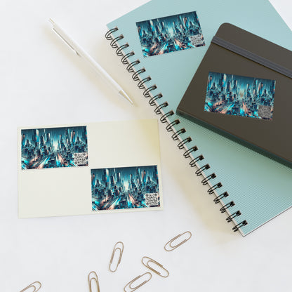Digital Motion Futuristic Tech Sticker Sheets - 8404 Design-68