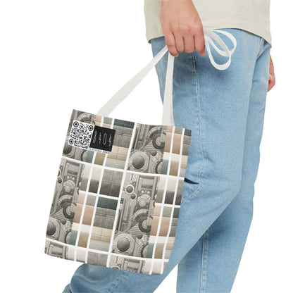 Tech Utility Chic Tech-Forward Minimalist Tote Bag - 8404 Design-59