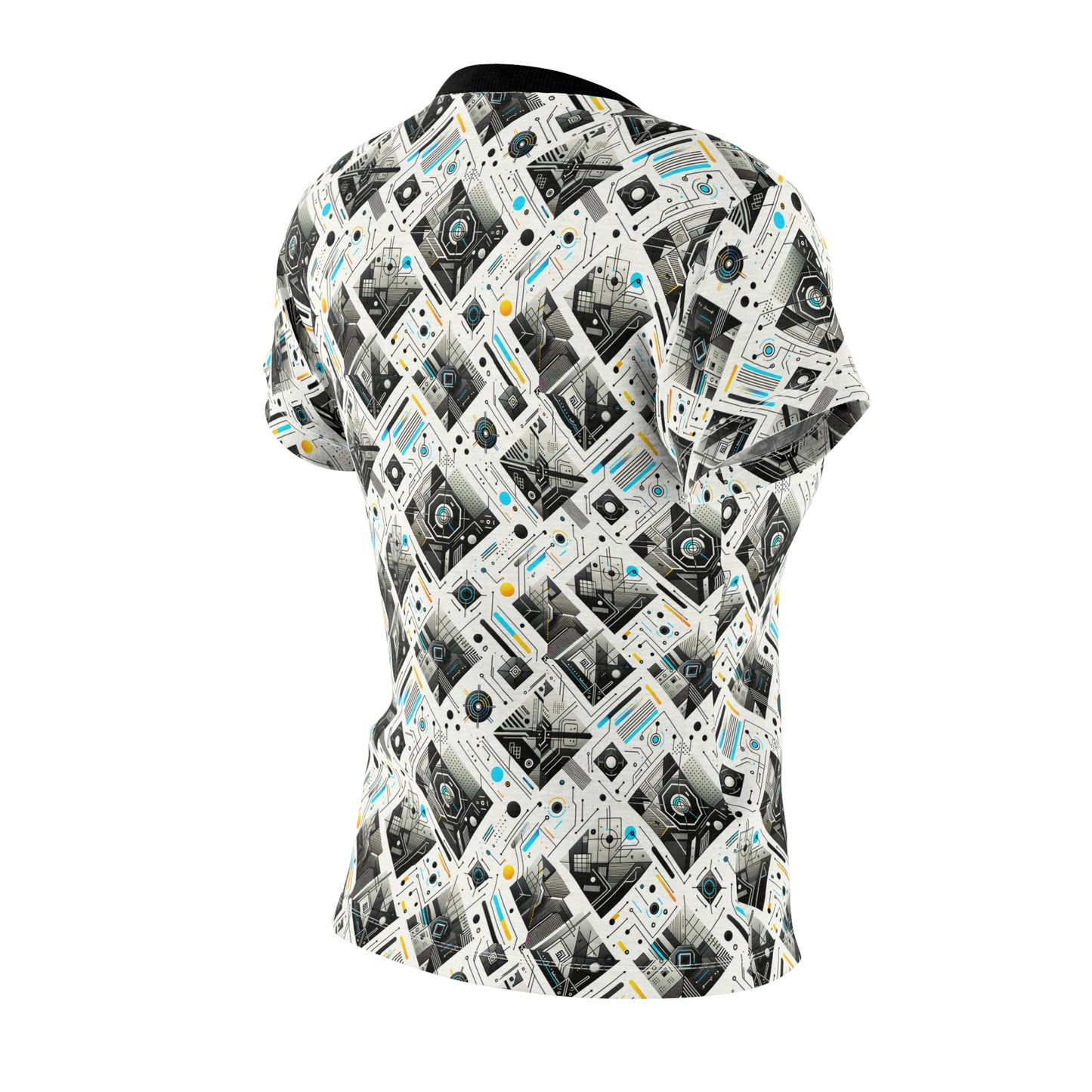 Tech Minimalism Minimalist Tech Women's Cut & Sew Tee - 8404 Design-47