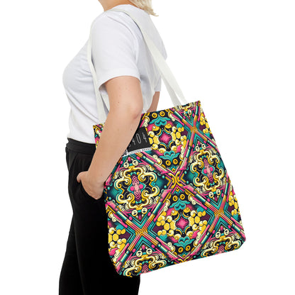 Neon Pop Art Revival Pop Culture Retro Tote Bag - 8404 Design-59