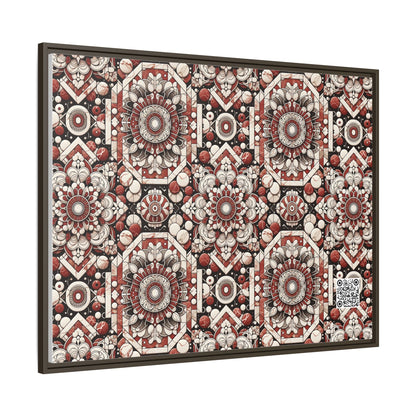 Neo Jomon Sculptural Aesthetics Artisanal Streetwear Matte Canvas, Framed (multi-Color) - 8404 Design-55 A